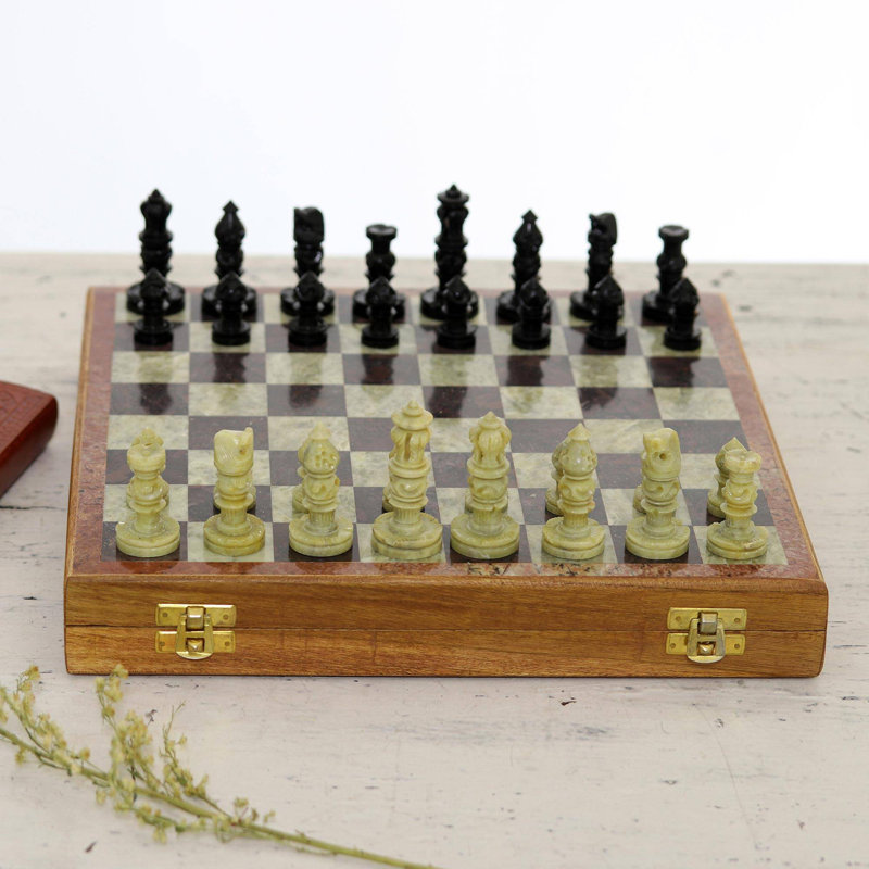 Nahrain Wildon Home® 2 Player Stone Chess