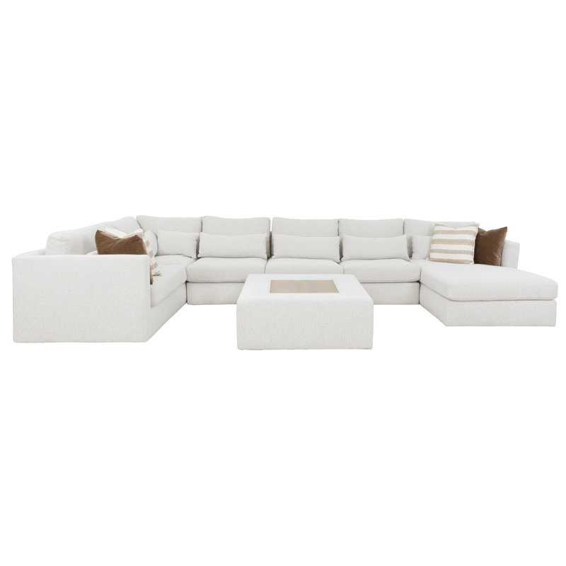 Banks Armless Loveseat, Pewter (9953 65)