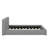 Queen-Sized Upholstered Platform Bed With Robust Solid Wood Construction-1383106279