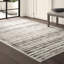 Tapis rayé ivoire / gris anthracite Bethlyn-38027711