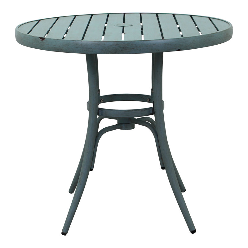 Table bistro en métal et aluminium