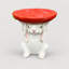 Table d'appoint pour lapin avec plateau de carottes