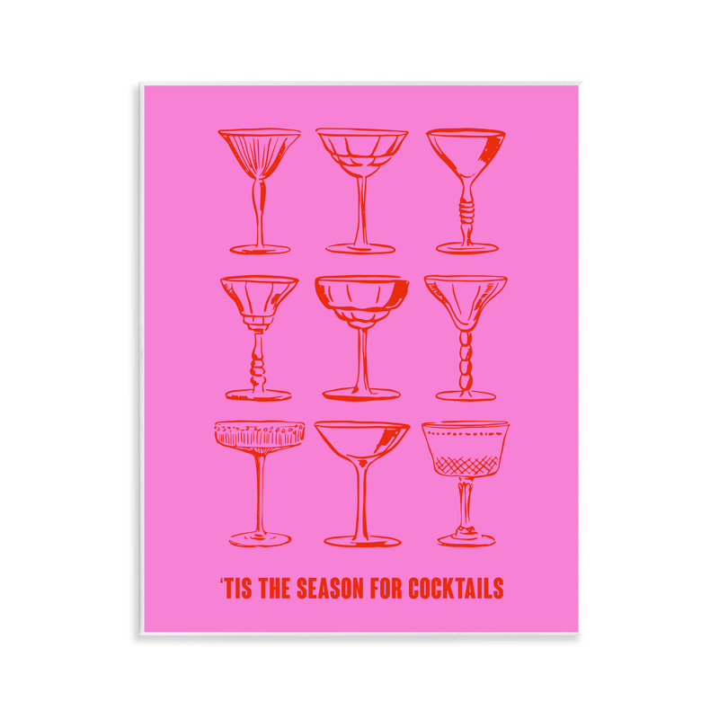 Saison pour cocktail, art mural par House of Lulu