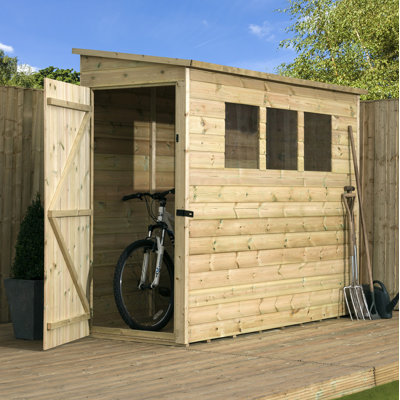 Shiplap Pent Wooden Shed