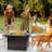 Outdoor Fire Table with Powerful Heating and Stylish Wicker Base for Various Occasions