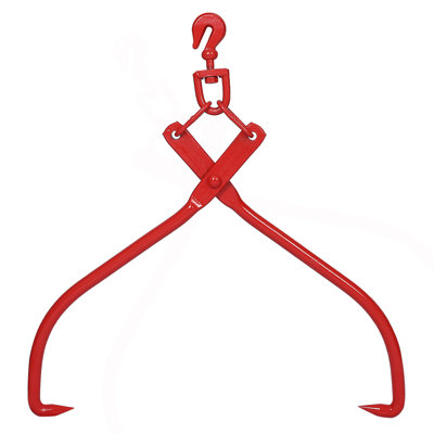 32In - Log Lifting Tongs Heavy Duty Grapple Timber Claw