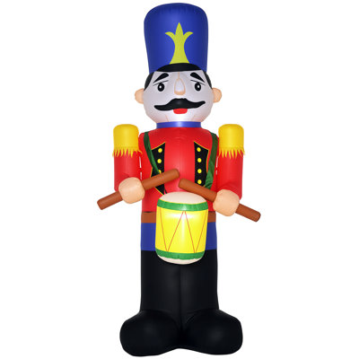 Noyer soldat battant tambour de Noël