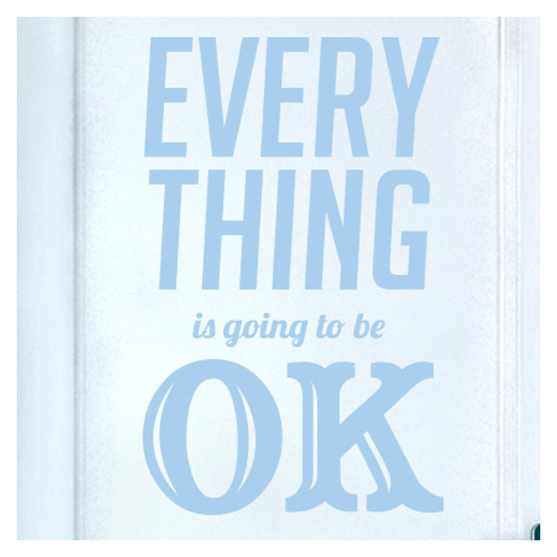Wall Decal, Light Blue