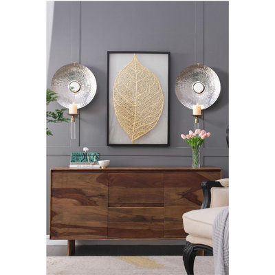 17x8.5x27" Maria Wall-Mounted Makeup Mirror