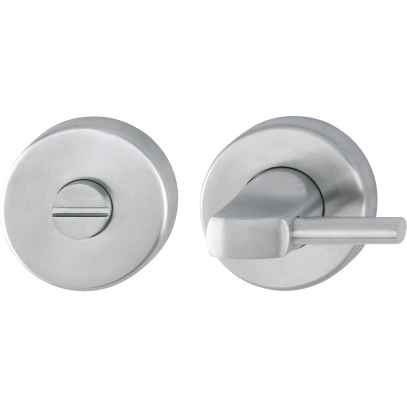 Amaurie Brescia Rose W.C. Disabled Turn & Release, Satin Stainless Steel, 5.2cm H x 5.2cm W x 3.8cm D