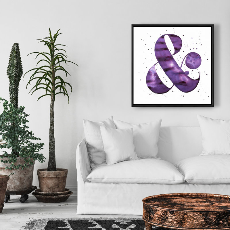 " Ampersand Purple "