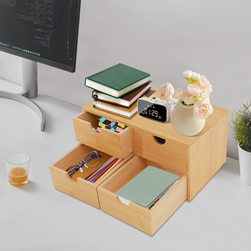 Rangement de bureau 4 tiroirs Bascobel