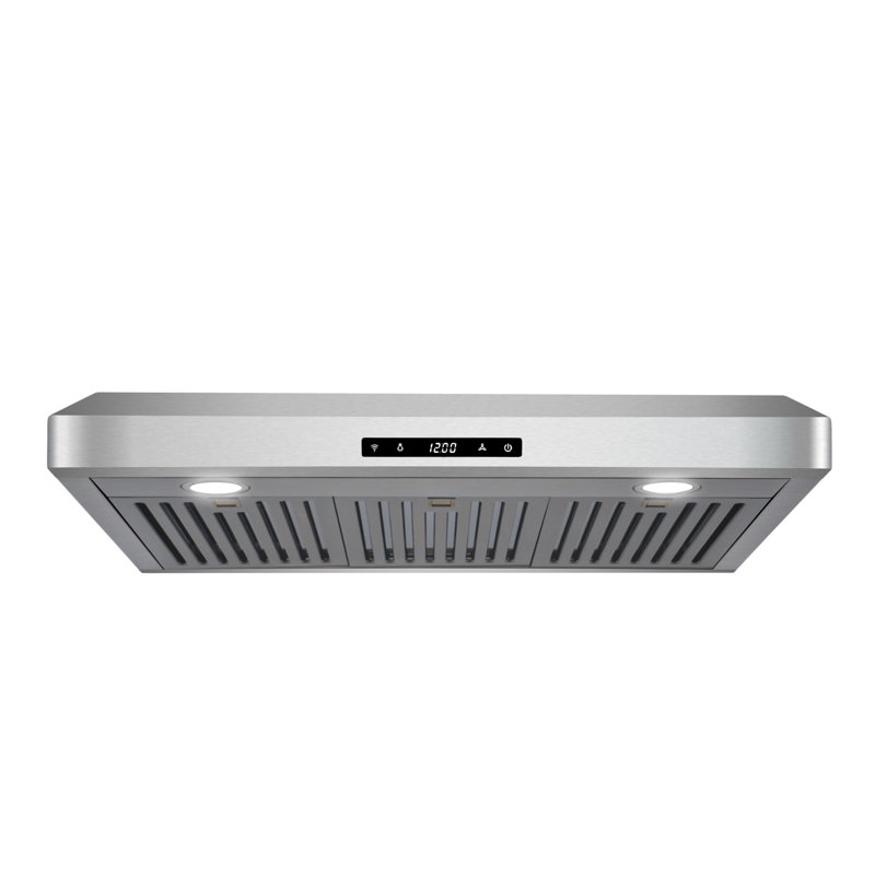 Cosmo 30 in. Haven Collection Ducted Under Cabinet Range Hood, Touch Controls, LED Lights, Permanent Filters, Stainless Steel