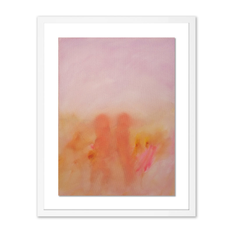 Marrakech Figures III Print by Charles Stuart, 24" H x 19" W x 1.5" D, White