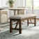 Gigi 60" Solid Wood and Upholstered Farmhouse Dining Bench