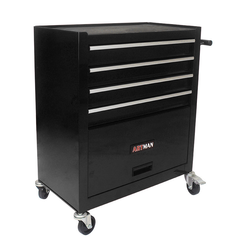 Arielah 24.25'' W 4 -Drawer Job Site Storage with Wheels