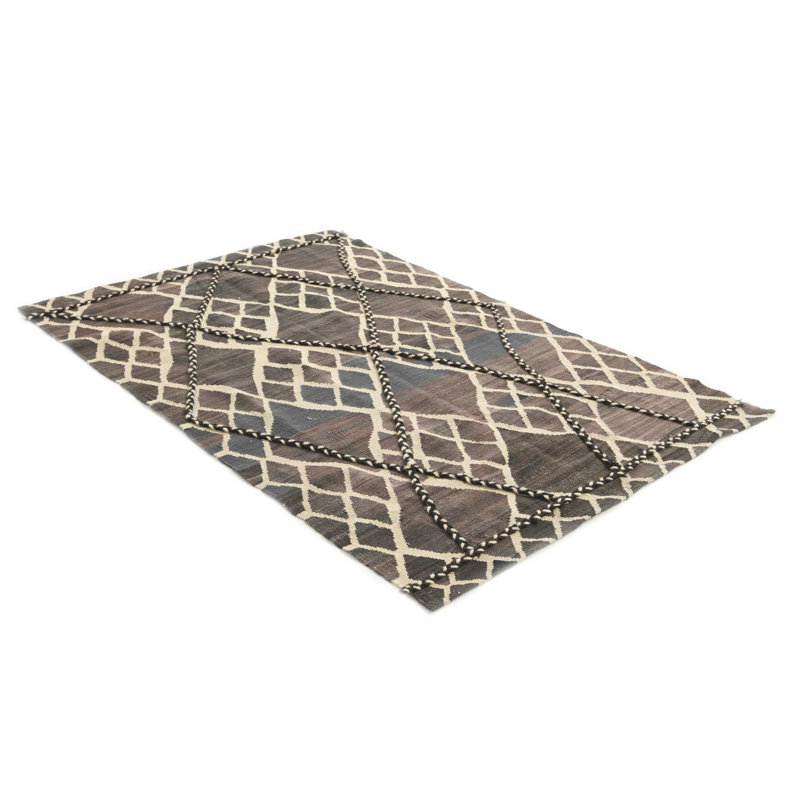 Tapis noir Parrett 4 x 6