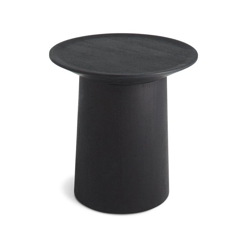 Coco Solid Wood Single End Table, 19" H x 20" W x 20" D