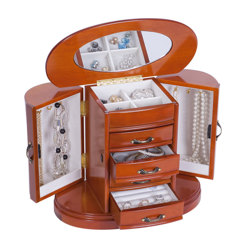 Boîte à bijoux en bois
