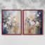 FLORAL Series CCCCLXII - Reproduction encadrée de qualité supérieure - prête à être accrochée - aucun clou requis - aucun clou requis-1467187043-1467187041