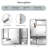 Tenli Metal Rectangle Wall Mirror-2088891400