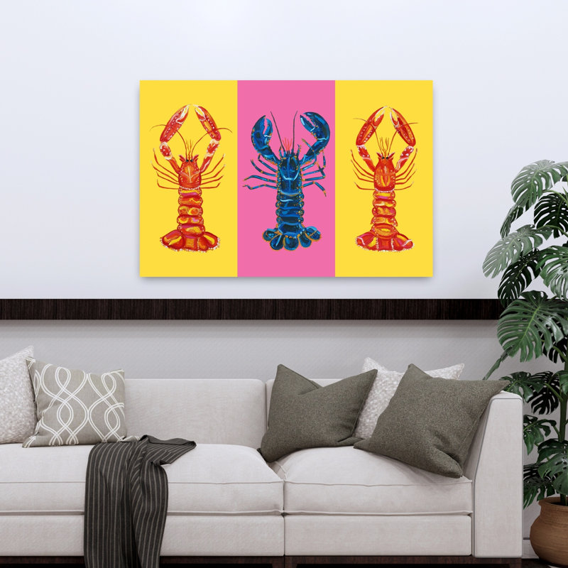 Art contemporain abstrait géométrique coloré, art contemporain, H 32 po x l 48 po
