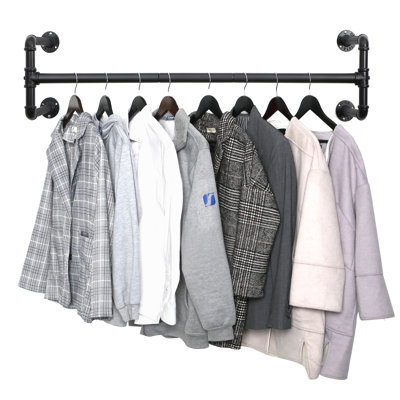 Glyndon 110cm Wall Mounted Clothes Rack