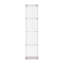 4-Tier Single Door Glass Display Cabinet with USB LED Strip, Tall Frameless Curio Cabinet with Glass Top, Black/White-666656095