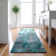 Premium Machine Washable Cerrito AMF505 Teal Rug