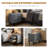 22-inch Soft Upholstered Nightstand With 2 Drawers, Velvet Bedside Table-1591374479