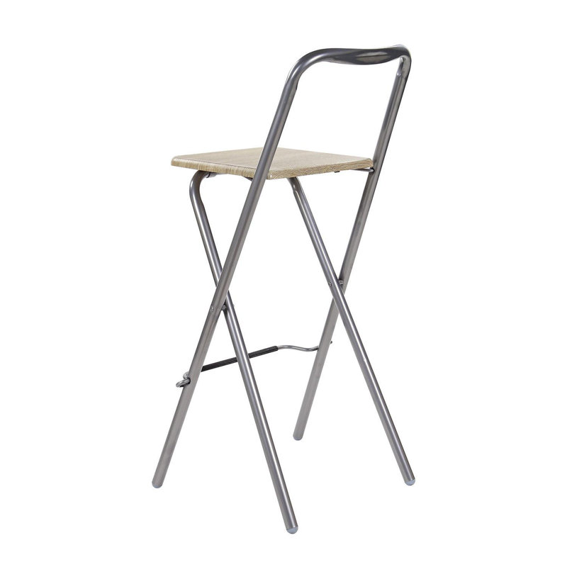 Kymani Counter Stool with Metal Frame, Natural