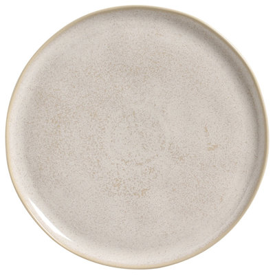 Porto Brasil Latte Commercial Dishwasher Safe 11.42'' Stoneware Dinner Plate , Set Of 6 In Ivory