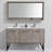 Almaraz 59.125'' Double Bathroom Vanity with Quartz Top-1274886407