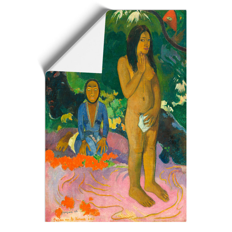 Words of the Devil by Paul Gauguin - Frameless Print, 59cm H x 42cm W x 0.1cm D