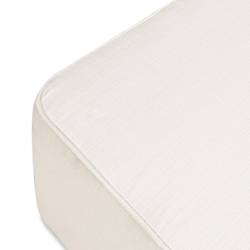 Universal 22" Square Standard Ottoman, Performance Cream 100% Polyester