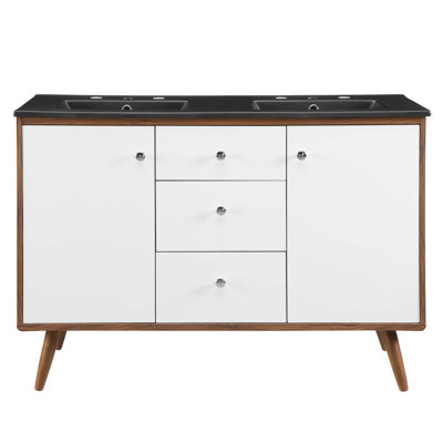 Meuble-lavabo double 48 po