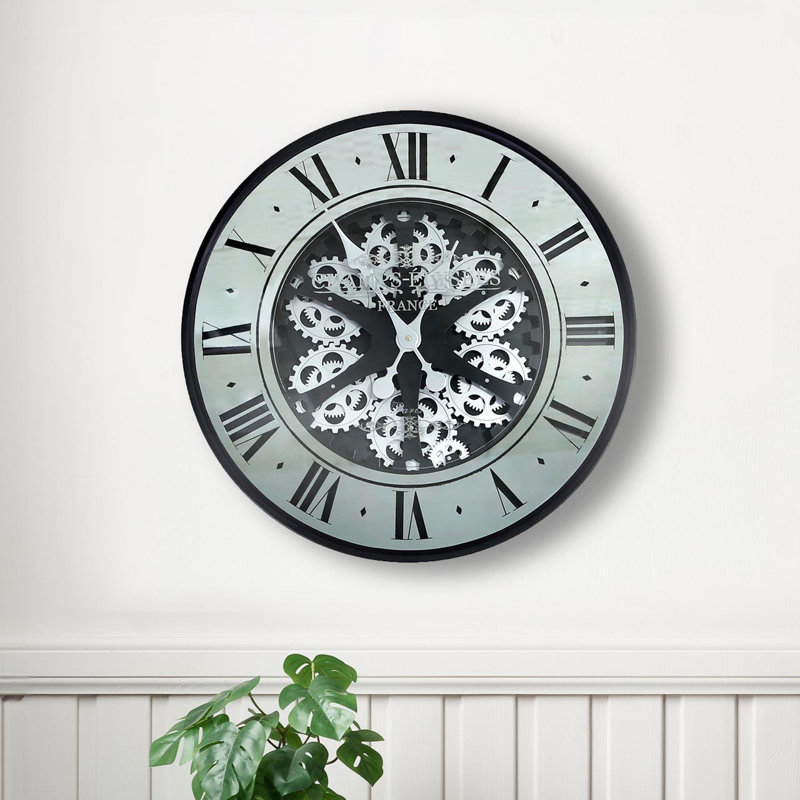 Coulombe Metal Wall Clock