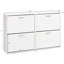 24 Pair Shoe Storage Cabinet