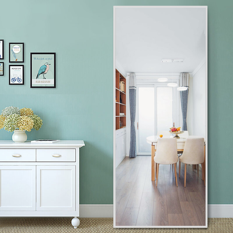 Metal Flat Mirror, Silver