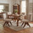 Modern Upholstered Parsons Chair Linen Fabric Tufted Dining Chairs Armless Side Chair Vanity Chair-112556278