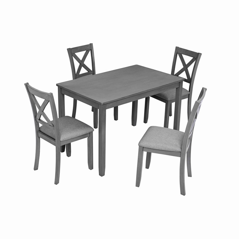 Ensemble de 4 tables de salle à manger en bois