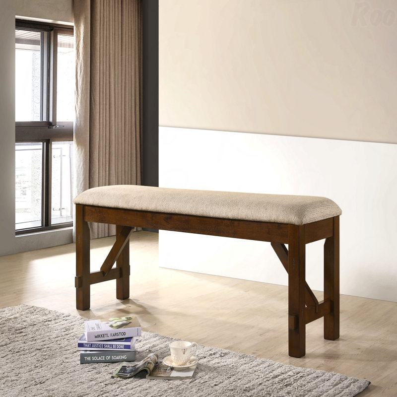 Banc de salle à manger - Matériau en bois massif, Brun