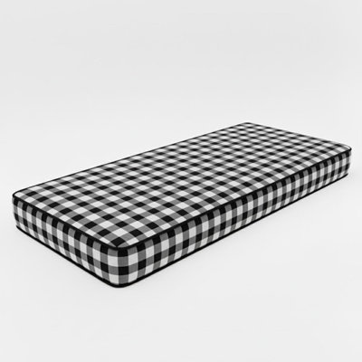 Gingham Pattern Custom Bench Cushion - Water Resistance