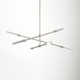 Emory 6 Light Metal Dimmable LED Sputnik Chandelier