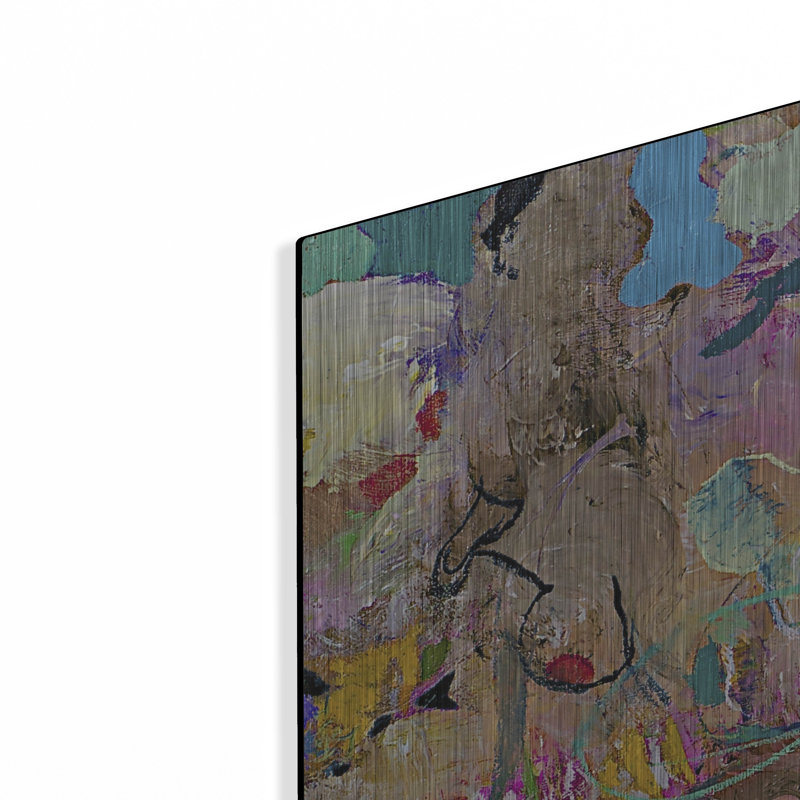  «Capri» par Allan Friedlander, art mural en métal, 36 po x 36 po