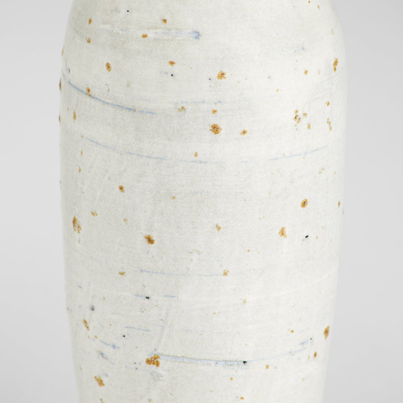 Gannet Handmade Ceramic / Porcelain Table Vase, 15.5" H x 4.5" W x 4.5" D