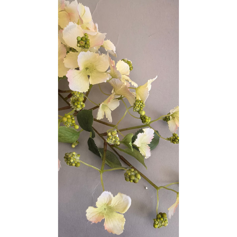 SPRAY D'HYDRANGEA, Yellow