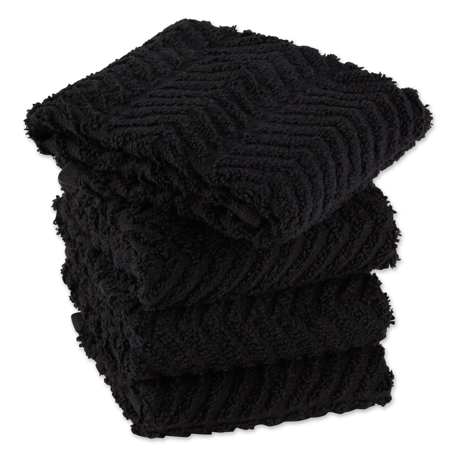 Cotton Dish Cloth Kitchen Towel, Black