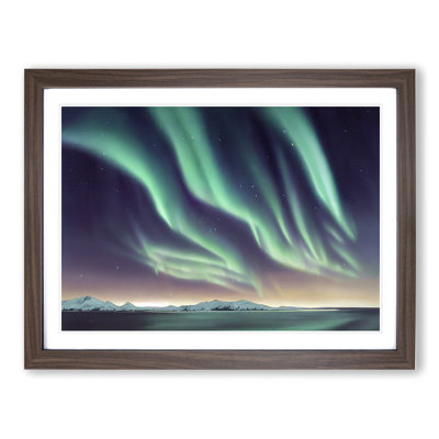 Luminous Aurora Borealis - Single Picture Frame Print