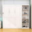 Lit escamotable en bois avec tablettes, conception pliable peu encombrante-1728178212-1728178211